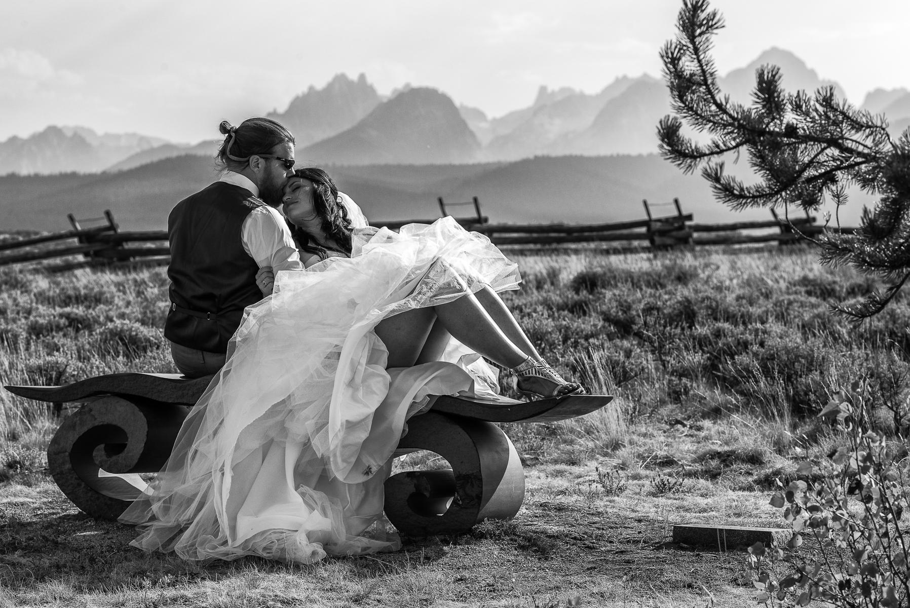 Collin and Stephanie, Stanley, Idaho