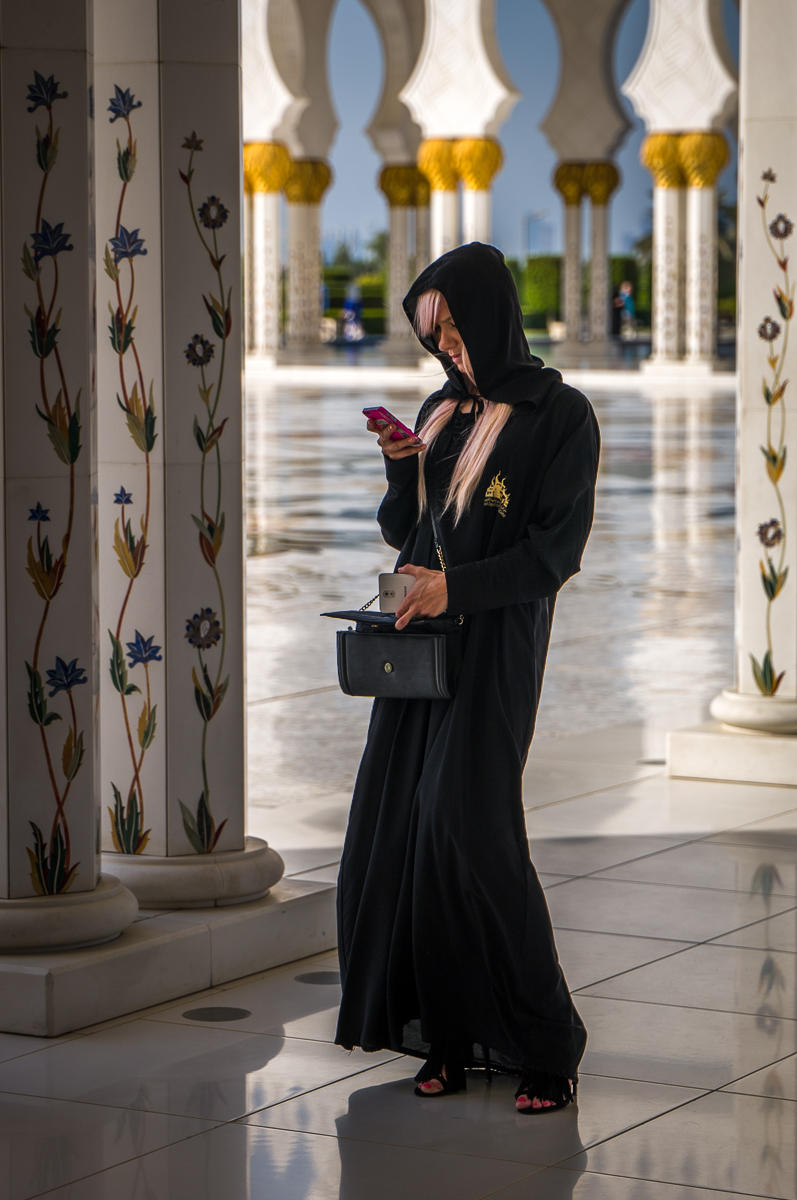 Cell Phone, Grand Mosque, Abu Dhabi