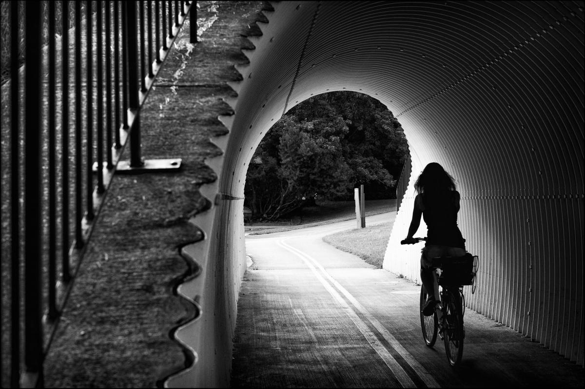 This scene on Boise's greenbelt reminded me of Henri Cartier-Bresson's, "Hyères, France, 1932," mostly because of the Fibonacci relationships.