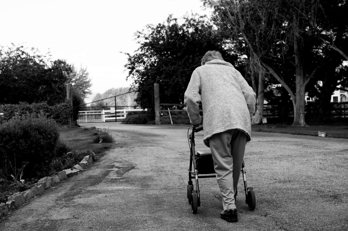 Joan, Buff's mother, came to live with us during the final part of her life.  She remained independent until the end, choosing to stay in her own house.  Despite worn out knees she exercised every day.